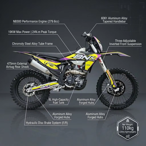 Nouvelle moto tout-terrain à essence 300cc 4 temps Zongshen NB300 6 vitesses refroidie par eau <span class=keywords><strong>Enduro</strong></span> Motocross Off-Road Racing - Product Image 3
