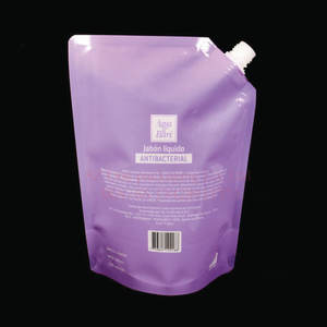 Diseño personalizado Impresión 1L 2L Plástico <span class=keywords><strong>Detergente</strong></span> Suavizante Líquido Embalaje Stand up Spout Pouch Bag - Product Image 3