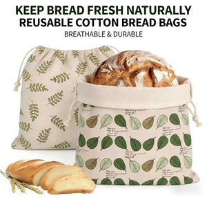 Sac de conservation en coton ciré pour la conservation de la fraîcheur du pain, facile à nettoyer, personnalisable avec logo OEM, pour l'approvisionnement mondial - Product Image 5