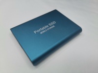 Disco Duro Externo Portátil de 2 TB, PSSD SSD, Disco de Estado Sólido Móvil de Aleación de Aluminio y Metal
