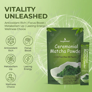 Aeglewell OEM/ODM Matcha Ceremonial en Polvo, Suplemento Natural Estimulante de Energía, Matcha en Polvo para Energía y <span class=keywords><strong>Metabolismo</strong></span> - Product Image 3