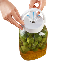 Pot de fermentation de marque privée personnalisé pour la maison pots de fermentation 2,2 L pot de fermentation en verre avec spot vente en gros