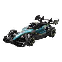 Voiture de course de formule 1 électrique 4x4 Border Electric avec modes de télécommande doubles, lumières, musique, effet de brume, portée de 80 m, prête à l'emploi
