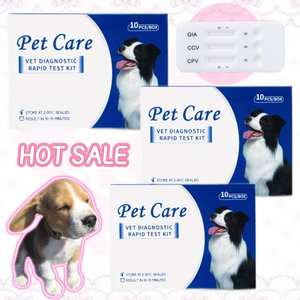 FPV FIPV Gia GooDoctor perawatan hewan Feline Parvovirus menular angiitis Giardia 3 Kombo Antigen tes cepat FPV FIPV Gia - Product Image 1