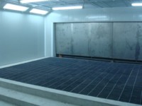 Cabine de peinture à rideau d'eau pour meubles et bois