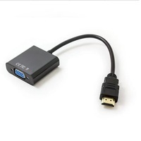 Câble de conversion haute définition HDTV vers VGA avec gaine en PVC pour projecteur et ordinateur, vente en gros d'usine