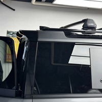 Spoiler Posteriore Meccanico di Ricambio per Land Rover Defender 20+ 90/110/130, Ala da Tetto Nera Lucida, Parti di Modifica Esterna