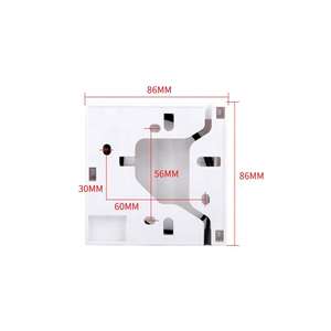 FTTH 1-Kern-Glasfaser-Frontplatte Weiß ABS-Kunststoff FTTH Roseta Optica Desktop-Glasfaser-Anschluss kasten - Product Image 5