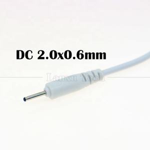 Özelleştirilmiş 1M 2M 3m beyaz siyah şarj USB DC 2.0X0.6mm şarj aleti kablosu vibratör için hoparlör kulaklık - Product Image 4