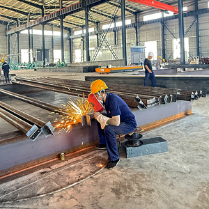 Nhà Sản Xuất Giá Chi Phí Thấp Ánh Sáng Kết Cấu Thép Nặng Công Nghiệp Prefab Kim Loại Xây Dựng - Product Image 4