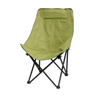 Chaise de camping moderne à dossier haut, pliable, réglable, en métal, portable, pour la plage et les voyages
