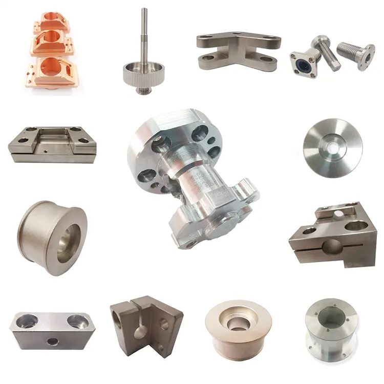 Manufacturer precision CNC machining parts milling turning parts brass stainless steel anodized machined parts