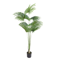 Plantes artificielles en pot, 11 pièces, décoration de maison, arbre de bonsaï, jardin, aménagement paysager, plantes vertes modernes, palmier d'intérieur en plastique, vente en gros