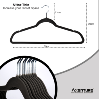 Offre Spéciale 360 degrés pivotant cintre anti-dérapant cintre vêtements courts noir velours cintres pour chambre