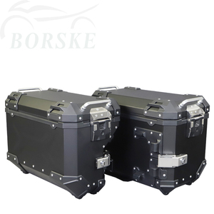 45L Caja de Almacenamiento <span class=keywords><strong>para</strong></span> Casco Producto Accesorios bloqueados Aluminio Universal Impermeable <span class=keywords><strong>Maletas</strong></span> <span class=keywords><strong>Laterales</strong></span> <span class=keywords><strong>Moto</strong></span> - Product Image 1