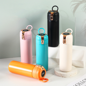 Bouteilles d'eau de sport personnalisées en acier inoxydable avec couvercle à poignée, affichage LED de la température, pour l'extérieur, en stock - Product Image 3