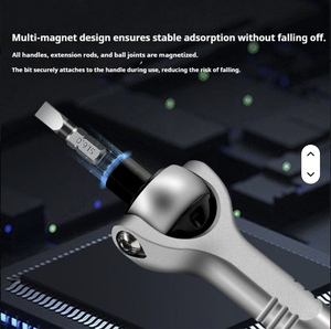 40-in-1 OEM Household Repair Multi-Function Aluminum Ratchet <b>Screwdriver</b> <b>Set</b> Cross-Head Flat-Head Sockets Hard Case HX-OT01361 4 - Product Image 2