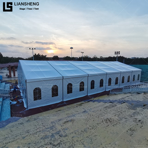 500 1000 300 평방 미터 긴 시간 영구 사용 저장 창고에 대 한 최고 품질 알루미늄 구조 텐트 - Product Image 2