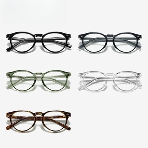 Giá Rẻ Cổ Điển Xu Hướng Thời Trang Hình Bầu Dục Cận Thị Kính Khung Tr90 + Cap Chống-Màu Xanh Phụ Nữ Người Đàn Ông Kính Quang Học Khung - Product Image 2