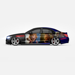 Venta al por mayor <span class=keywords><strong>Chucky</strong></span> Horror Themed Car Wrap 04, Car Livery, Cast Vinyl Wrap, Tamaño Universal, Car Wrap, Car Decal, Car Foil Design - Product Image 1