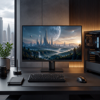 Monitor Gaming 27 Inci 5K UHD IPS Layar 5120x2880 165Hz Refresh Rate Tinggi DP HDMI Produsen OEM ODM
