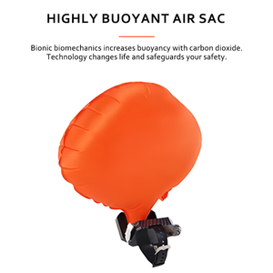 Boya salvavidas inflable de alto factor de seguridad Materiales de alta calidad Muñequera inflable Durabilidad Chaleco salvavidas inflable - Product Image 3