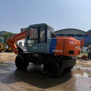 รถขุดล้อยางฮิตาชิ EX100WD มือสอง ขนาด 10 ตัน รถขุดฮิตาชิ EX100WD ของแท้จากญี่ปุ่น สภาพดี มีสินค้าในสต็อก - Product Image 4