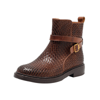 Bottines en daim à lacets pour femmes avec doublure en cuir véritable, respirantes, légères et confortables