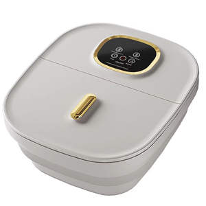 Masseur de pieds électrique pliable de haute qualité, bulles, lumière rouge chauffante, matériau ABS, certifié CE, intelligent et portable - Product Image 3