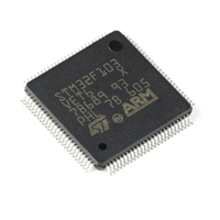 Microcontrôleur STM32F103VET6 ARM Cortex-M3 avec 512 Ko de mémoire Flash, processeur 72 MHz, composants électroniques