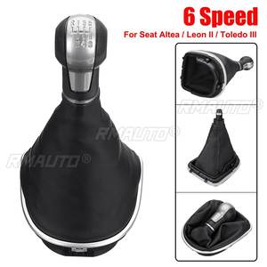 5/6 Speed MT Gear Shift Knob Gaiter <b>Boot</b> <b>Cover</b> Shifter Lever Hand Stick for Seat Altea/Leon II/Toledo III 2004-2012 - Product Image 1
