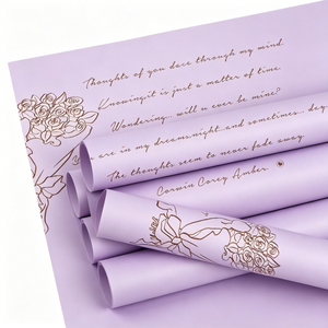 Papel de Envolver Flores con Logotipo Personalizado, Impermeable, Estilo Coreano, Materiales de Embalaje para Regalos, Venta al por Mayor para Floristas - Product Image 6