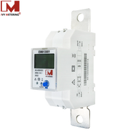 Compteur d'énergie DC avec communication RS485 Modbus DTL645 pour panneaux solaires et stations de recharge de véhicules électriques