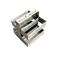 Stainless Steel Microscope Slide Staining Rack 26 30 60 Slides Laboratory Slide Holder Staining Frame