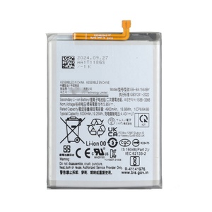 Batterie rechargeable EB-BA156ABY 4900mAh de capacité originale pour Samsung Galaxy A15 4G/5G, batterie de remplacement pour téléphones mobiles - Product Image 2