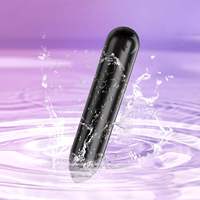 Vibrateur compact pour femme, prêt à voyager, mini vibrateur G-Spot, 10 modes de vibration, étanche IPX7, rechargeable par USB, silencieux, pour l'extérieur