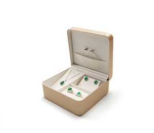 Étui de voyage pour bijoux, organiseur de bijoux en cuir de luxe, grand étui à bijoux pour femmes - Product Image 6