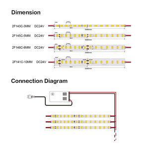 Tira de LED para Paisajismo PERFECT SMD2835 de 14W y 5m, Blanco Cálido, con Certificación IP65 a Prueba de Agua, CE y ROHS - Product Image 4
