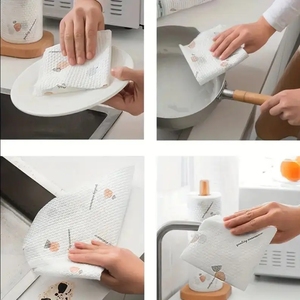 高品质厨房清洁布 吸水抹布，通用卫生清洁布 家用和厨房用吸油吸水布 - Product Image 5