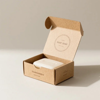Scatole per Sapone in Cartone Ecologiche Personalizzabili con Logo 2025, Imballaggio Versatile e Stampa per Diversi Prodotti