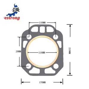 ปะเก็นฝาสูบ S1110 ZS1110เครื่องจักรทางการเกษตร