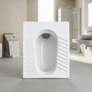 WC à la turque en céramique à prix avantageux et de bonne qualité, avec siphon, sanitaires en céramique, sièges de toilettes à la turque - Product Image 5