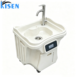 Beauty Salon Exhibition <b>Electric</b> <b>Portable</b> Hair Wash Basin Sink Wash Hand Shampoo Bowl With Water Tanks No Plumbing and <b>Heater</b> - Product Image 3