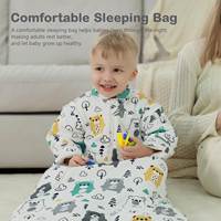 Sac de couchage pour enfants 3,5 Tog en coton biologique, différentes tailles, de la naissance à 4 ans