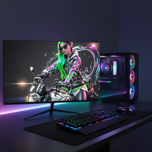 Moniteur LCD 21,5 pouces 1080P 1920X1080 99% SRGB Temps de réponse de 5 ms Jeux sur ordinateur de bureau Nouveau - Product Image 3