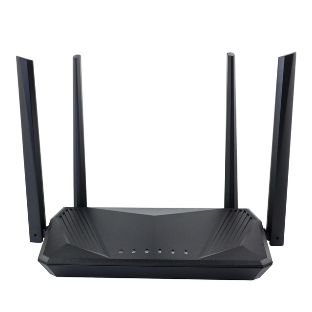 1WAN 3Lan Port Dual Band Wifi Router 802.11ax 1500Mbps Wifi6 Router With USB Interface