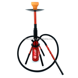 Vente en gros de narguilé Shisha en forme de <span class=keywords><strong>fusée</strong></span> Narguilé <span class=keywords><strong>russe</strong></span> en métal avec lumière LED - Product Image 2