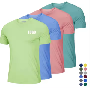 Danh Sách Mới Nặng 200gsm distro Áo Sơ Mi O-Cổ Tùy Chỉnh T-Shir Giản Dị Dệt Kim Trống Áo Thun Người Đàn Ông - Product Image 5