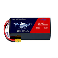 Baterai Drone Semi-Solid-State 22.2V 6S 10C High-Pulse 22Ah dengan Colokan XT90 dan 1500 Siklus
