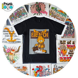 Huaga All-Ready Imprensa lavável Material PET Heat Transfer Adesivos para T-Shirts Chapéus-Custom <span class=keywords><strong>Iron</strong></span>-<span class=keywords><strong>On</strong></span> <span class=keywords><strong>Transfers</strong></span> Plastisol - Product Image 5